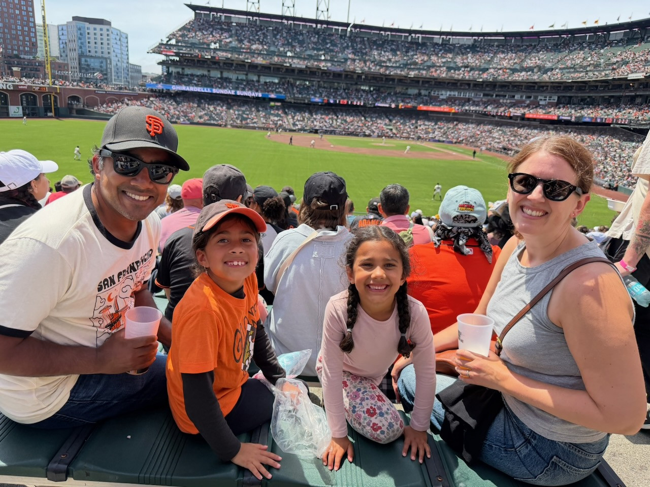 Nina Agarwal and family